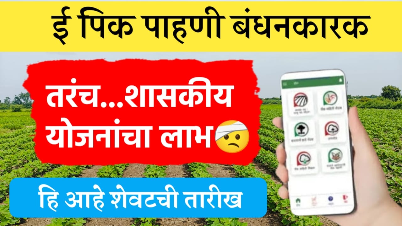 ई पिक पाहणी
